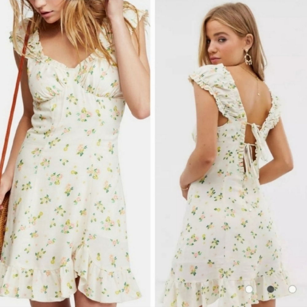 Free People Like a Lady Citrus Dress